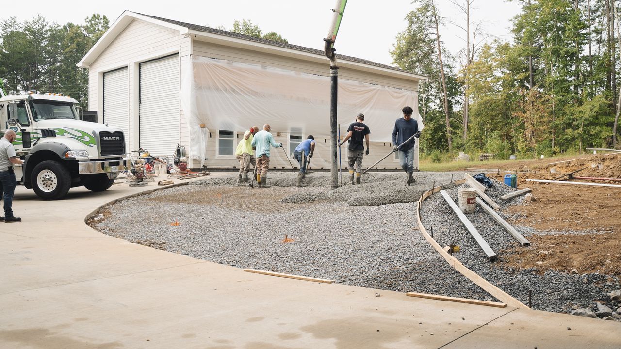 Before concrete driveway installation in Chattanooga TN